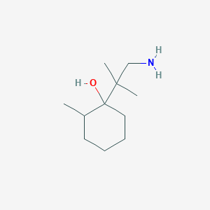 1-(1-Amino-2-methylpropan-2-yl)-2-methylcyclohexan-1-ol