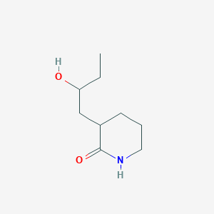 3-(2-Hydroxybutyl)piperidin-2-one