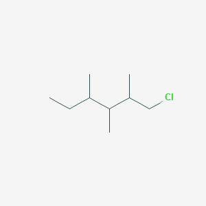 1-Chloro-2,3,4-trimethylhexane