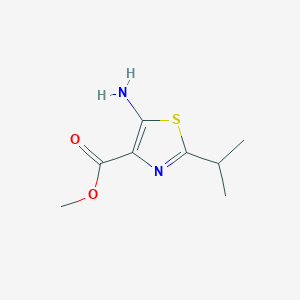 Methyl 5-amino-2-(propan-2-yl)-1,3-thiazole-4-carboxylate