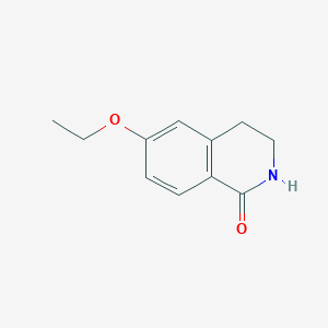 molecular formula C11H13NO2 B13164172 6-Ethoxy-1,2,3,4-tetrahydroisoquinolin-1-one 