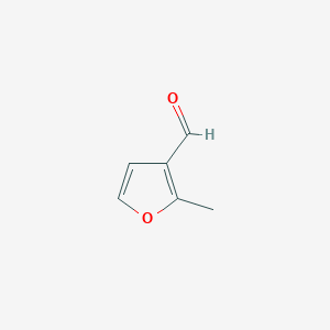 molecular formula C6H6O2 B1316418 2-甲基呋喃-3-甲醛 CAS No. 5612-67-9