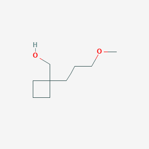 [1-(3-Methoxypropyl)cyclobutyl]methanol