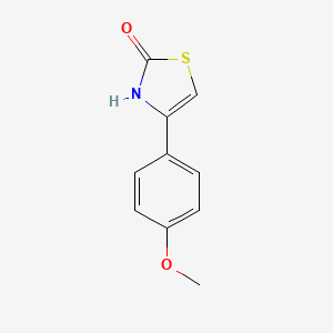 molecular formula C10H9NO2S B1316427 4-(4-Methoxyphenyl)-1,3-thiazol-2(3H)-one CAS No. 2104-03-2