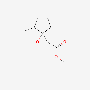 Ethyl 4-methyl-1-oxaspiro[2.4]heptane-2-carboxylate