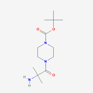 Tert-butyl 4-(2-amino-2-methylpropanoyl)piperazine-1-carboxylate