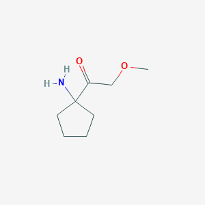 1-(1-Aminocyclopentyl)-2-methoxyethan-1-one