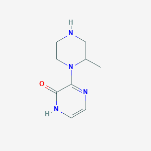 3-(2-Methylpiperazin-1-yl)-1,2-dihydropyrazin-2-one