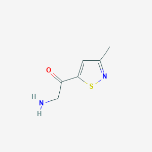 2-Amino-1-(3-methyl-1,2-thiazol-5-yl)ethan-1-one