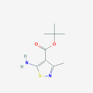 Tert-butyl 5-amino-3-methylisothiazole-4-carboxylate