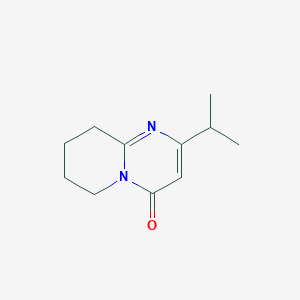 2-(Propan-2-yl)-4H,6H,7H,8H,9H-pyrido[1,2-a]pyrimidin-4-one