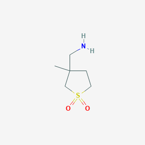 3-(Aminomethyl)-3-methyl-1lambda6-thiolane-1,1-dione