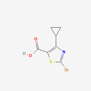 2-Bromo-4-cyclopropyl-1,3-thiazole-5-carboxylic acid