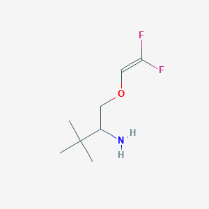 1-[(2,2-Difluoroethenyl)oxy]-3,3-dimethylbutan-2-amine