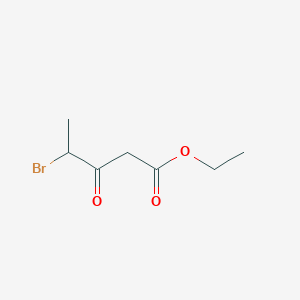 molecular formula C7H11BrO3 B1316456 4-溴-3-氧代戊酸乙酯 CAS No. 36187-69-6