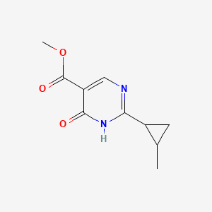 Methyl 2-(2-methylcyclopropyl)-6-oxo-1,6-dihydropyrimidine-5-carboxylate