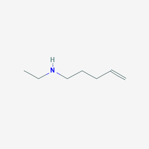 molecular formula C7H15N B13164741 Ethyl(pent-4-en-1-yl)amine 