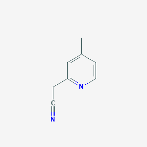 molecular formula C8H8N2 B1316478 2-(4-甲基吡啶-2-基)乙腈 CAS No. 38746-50-8
