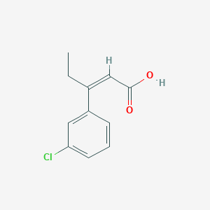 3-(3-Chlorophenyl)pent-2-enoicacid