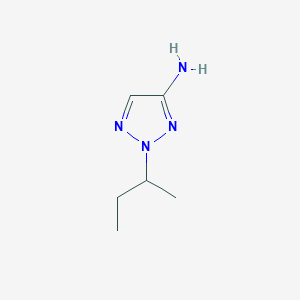 molecular formula C6H12N4 B13164826 2-(Butan-2-yl)-2H-1,2,3-triazol-4-amine 