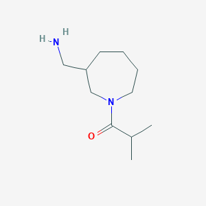 1-[3-(Aminomethyl)azepan-1-yl]-2-methylpropan-1-one