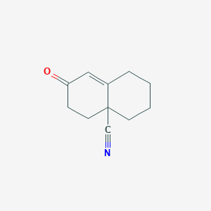 7-Oxo-1,2,3,4,4A,5,6,7-octahydronaphthalene-4A-carbonitrile