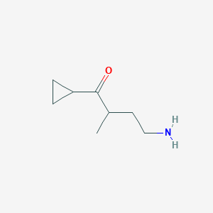 4-Amino-1-cyclopropyl-2-methylbutan-1-one