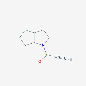 1-{Octahydrocyclopenta[b]pyrrol-1-yl}prop-2-yn-1-one