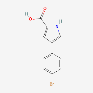 4-(4-Bromophenyl)-1H-pyrrole-2-carboxylic acid