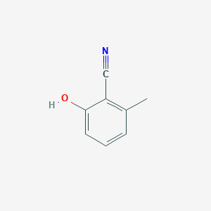 molecular formula C8H7NO B1316493 2-羟基-6-甲基苯甲腈 CAS No. 73289-66-4