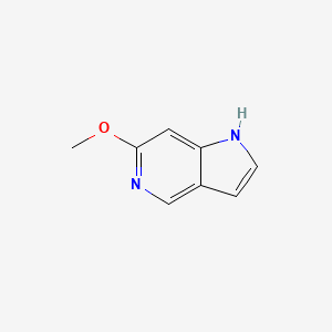 molecular formula C8H8N2O B1316495 6-methoxy-1H-pyrrolo[3,2-c]pyridine CAS No. 80862-08-4