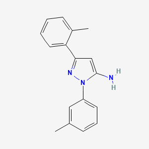 3-(2-methylphenyl)-1-(3-methylphenyl)-1H-pyrazol-5-amine