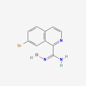 (E)-7-Bromo-N'-hydroxyisoquinoline-1-carboximidamide