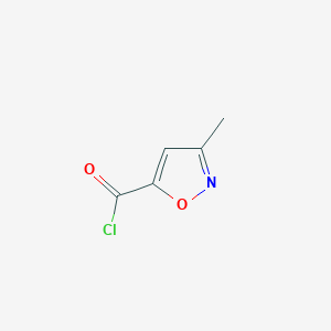 molecular formula C5H4ClNO2 B1316498 3-Methylisoxazole-5-carbonyl chloride CAS No. 49783-72-4