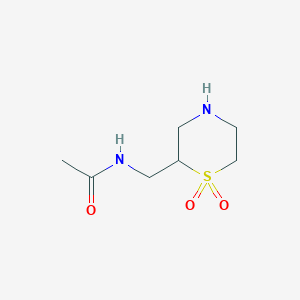 N-[(1,1-Dioxo-1lambda6-thiomorpholin-2-yl)methyl]acetamide