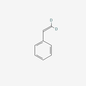 molecular formula C8H8 B1316503 2,2-Dideuterioethenylbenzene CAS No. 934-85-0