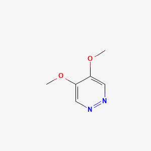 molecular formula C6H8N2O2 B1316506 4,5-Dimethoxypyridazine CAS No. 55271-48-2