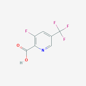 molecular formula C7H3F4NO2 B1316507 3-Fluoro-5-(trifluoromethyl)picolinic acid CAS No. 89402-28-8