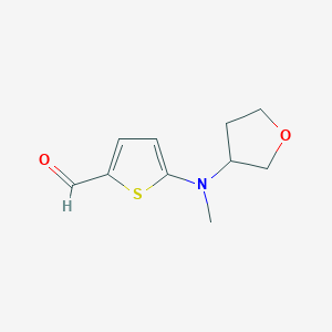 5-[Methyl(oxolan-3-yl)amino]thiophene-2-carbaldehyde