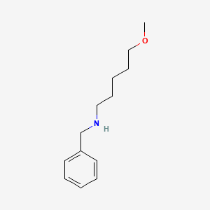 molecular formula C13H21NO B13165084 Benzyl(5-methoxypentyl)amine 