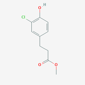molecular formula C10H11ClO3 B1316510 Methyl 3-(3-chloro-4-hydroxyphenyl)propanoate CAS No. 84298-82-8