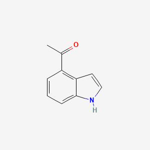 molecular formula C10H9NO B1316511 1-(1H-Indol-4-yl)ethanone CAS No. 50614-86-3