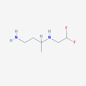 (4-Aminobutan-2-yl)(2,2-difluoroethyl)amine