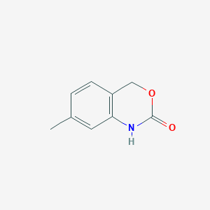 molecular formula C9H9NO2 B13165131 7-Methyl-2,4-dihydro-1H-3,1-benzoxazin-2-one 