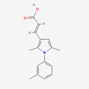 (2E)-3-[2,5-dimethyl-1-(3-methylphenyl)-1H-pyrrol-3-yl]acrylic acid