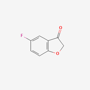 molecular formula C8H5FO2 B1316522 5-fluorobenzofuran-3(2H)-one CAS No. 60770-49-2