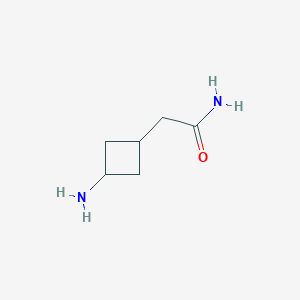 2-(3-Aminocyclobutyl)acetamide