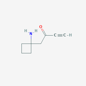 1-(1-Aminocyclobutyl)but-3-yn-2-one