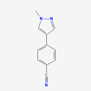 4-(1-Methyl-1H-pyrazol-4-YL)benzonitrile