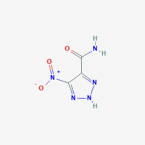 B131654 5-nitro-1H-1,2,3-triazole-4-carboxamide CAS No. 145769-57-9